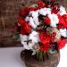 Winter bouquet and christmas compositions