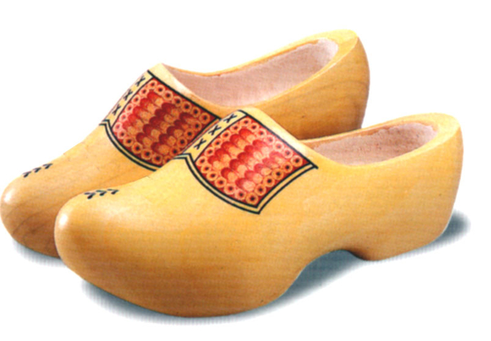 Clompen wooden shoes - a symbol of Holland