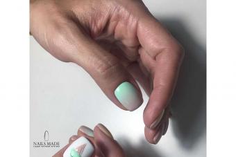 Beautiful manicure for small nails at home (photo)