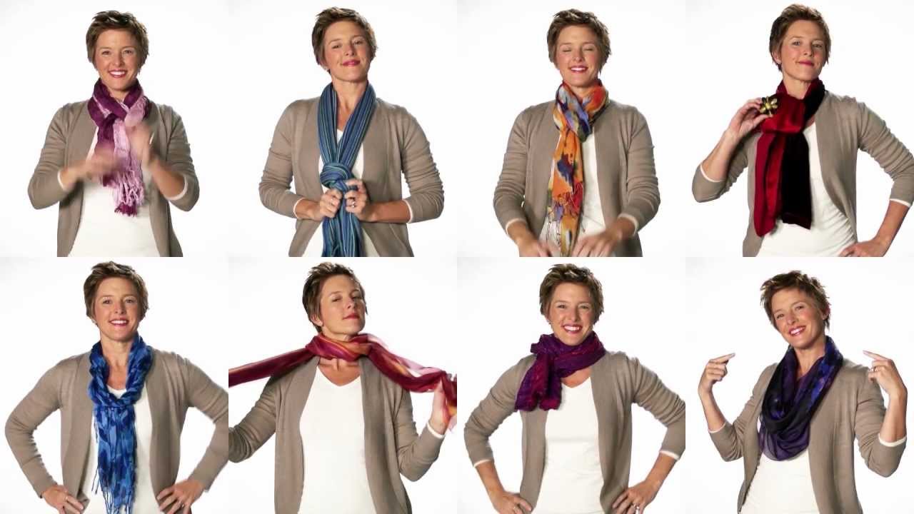 Beautifully knit a scarf in many ways