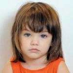 Fashionable children's haircuts for girls